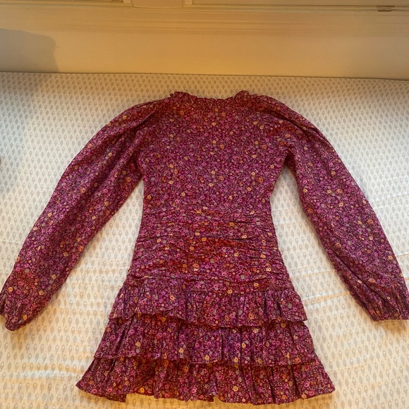 Loveshackfancy dark pink dress - Picture 2 of 2